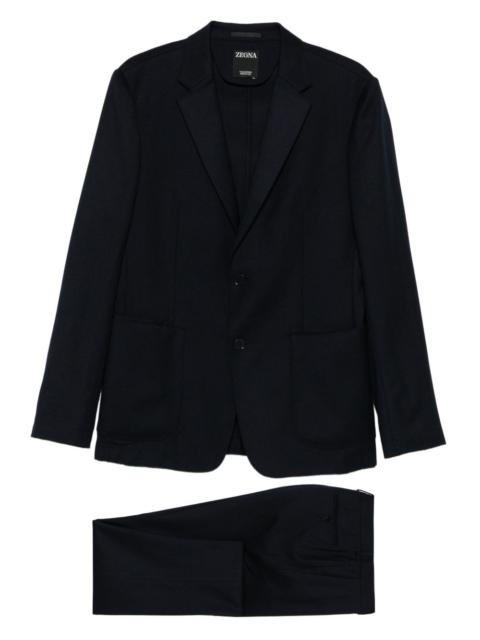 ZEGNA button patch-pocket suits