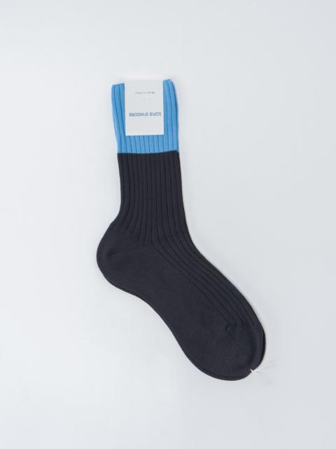 SOFIE D'HOORE Four Socks - Combi 4 - Baby Blue/Black