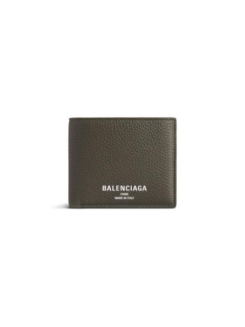 BALENCIAGA Men's Credit Square Folded Wallet in Khaki