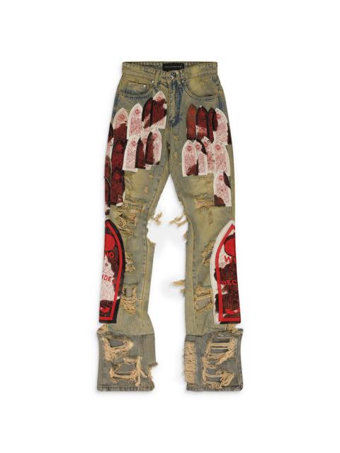 WHO DECIDES WAR SANGRE STRAIGHT-FIT JEANS "MULTI" 1120930030SS24