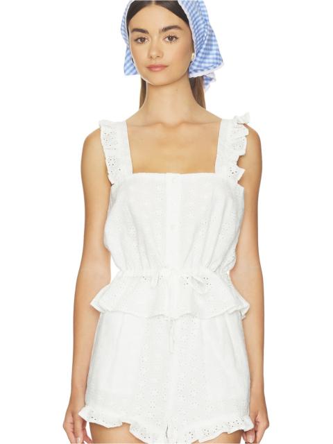 BLANKNYC Eyelet Tank Top