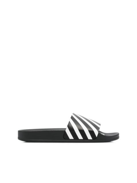 Off-White DIAG SLIDERS