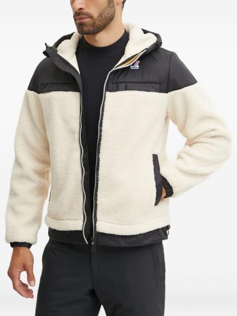 K-WAY hooded fleece jacket