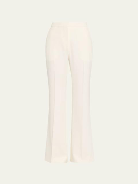 Givenchy Mid-Rise Wool Bootcut Trousers