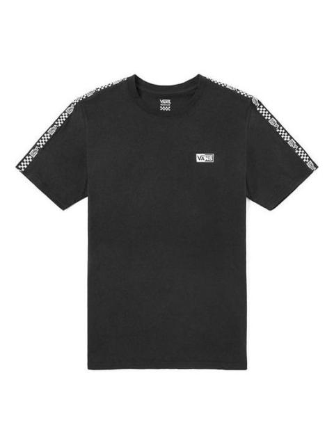Vans (WMNS) Vans Alphabet Printing Side Short Sleeve Black VN0A4MN2BLK