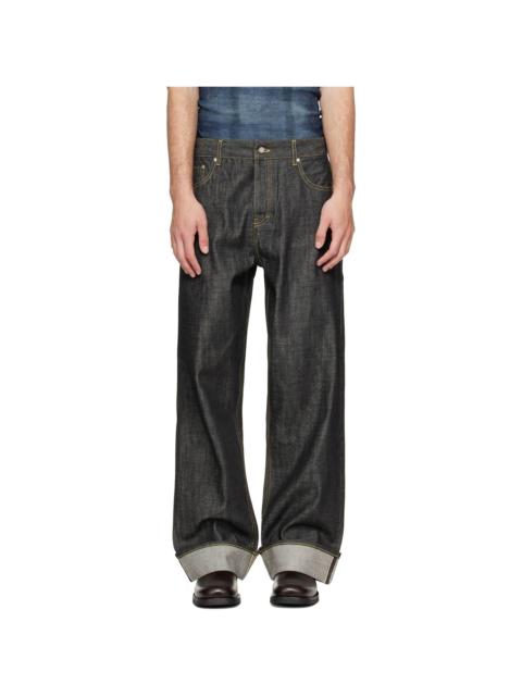 REPRESENT Black Selvedge Denim Jeans