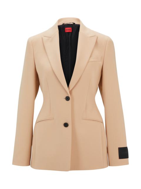 HUGO SINGLE-BREASTED BLAZER IN AN HOURGLASS SILHOUETTE