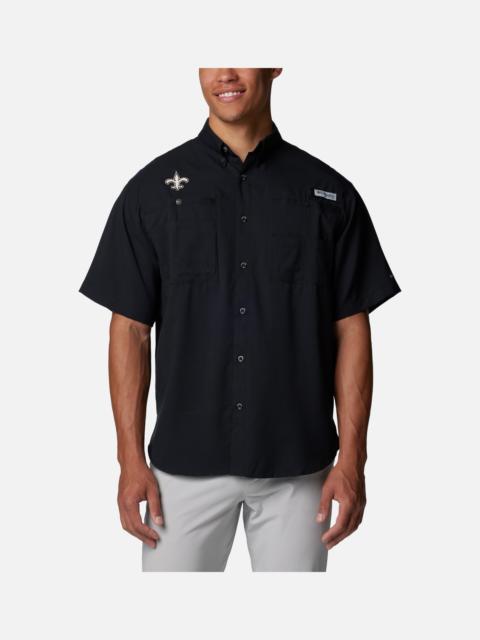 Columbia Men's PFG Tamiami Short Sleeve Shirt - New Orleans Saints