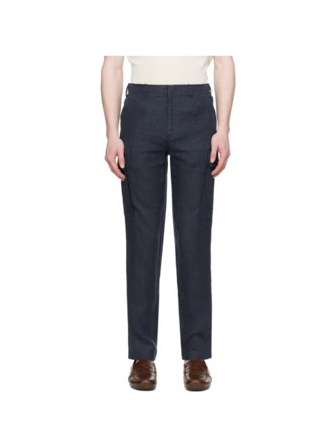 Ralph Lauren Navy Cinch Cargo Pants