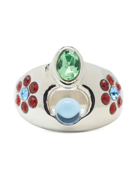 Collina Strada SKY RUBY COSMIC DAISY RING