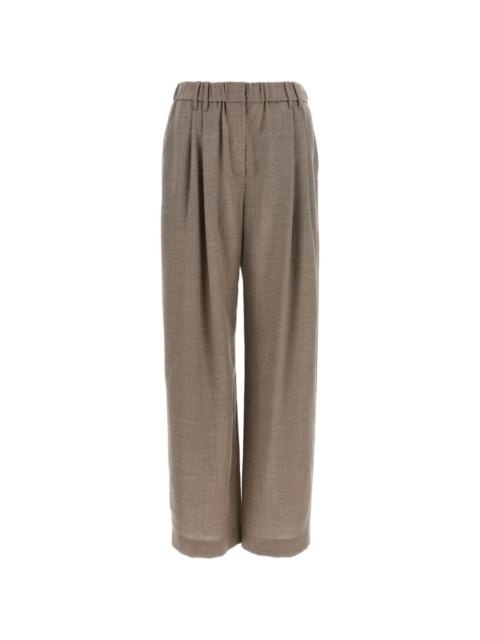 Brunello Cucinelli pleated wide-leg trousers