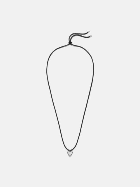 JENNIFER FISHER Puffy Heart silver-plated pendant necklace