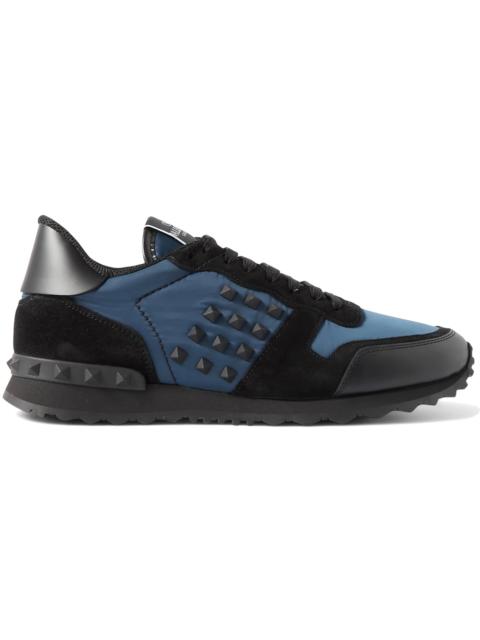 Valentino Valentino Garavani Rockstud Sneakers Blue Black