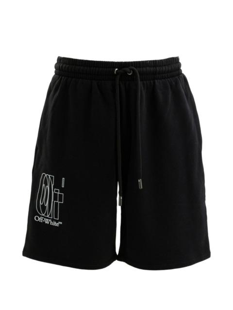 Off-White logo-detail sweat shorts