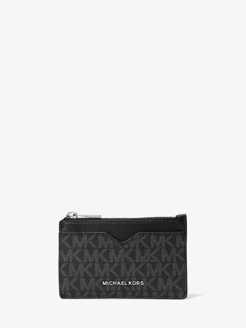 MICHAEL KORS Hudson Signature Logo Card Case