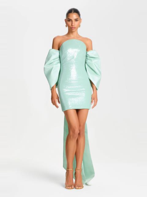 NADINE MERABI Lara Mint Dress