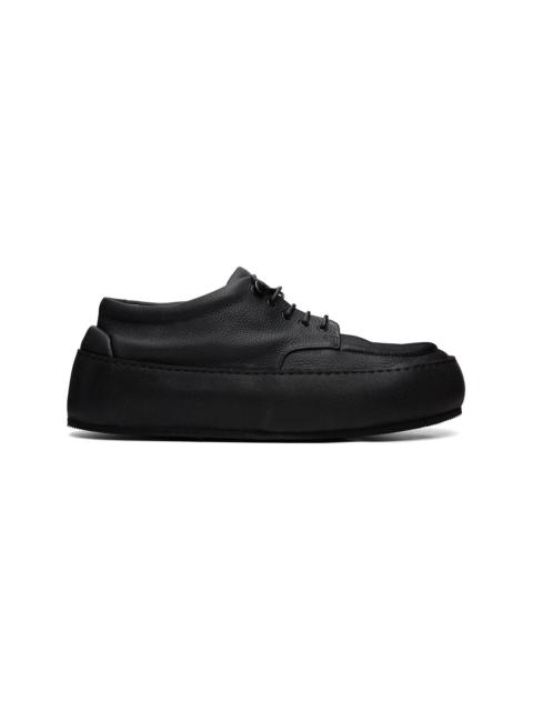 Marsèll Black Cassapana Pebbled Leather Sneakers
