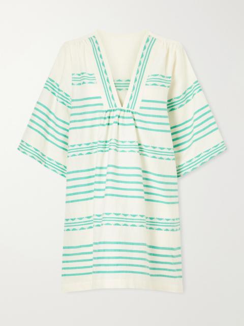 lemlem Belkis Striped Cotton Caftan