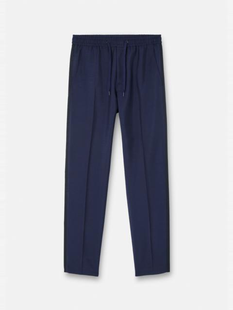 VERSACE La Greca Jacquard Mohair Pants