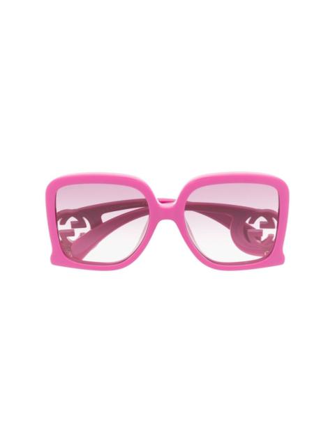 GUCCI Chaise-Lounge oversized sunglasses