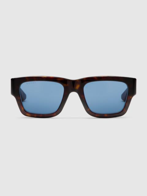 Rectangular frame sunglasses