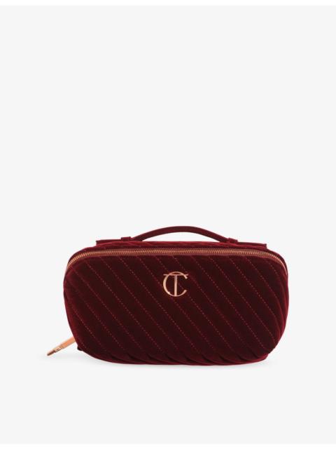 Charlotte Tilbury Large Velvet Make-Up Organiser Travel Bag