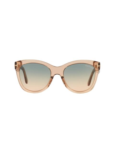 square gradient sunglasses