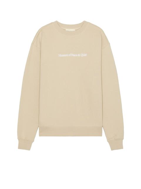 Museum of Peace & Quiet Mopq Crewneck