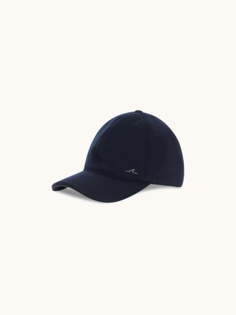 Paul & Shark WOOL BASEBALL CAP WITH METAL SHARK FIN
