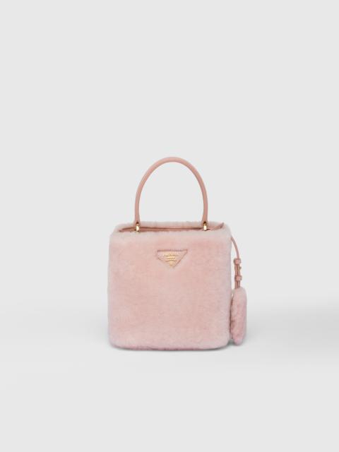 Prada Prada Panier shearling mini-bag