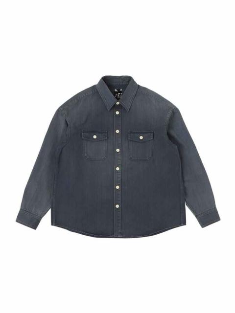 visvim LUMBER L/S DMGD GREY