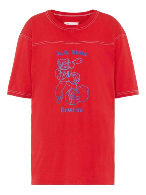 graphic-print crew-neck T-shirt