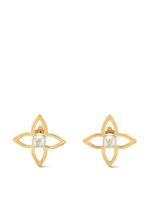 Louis Vuitton Pearly Flower Stud Earrings