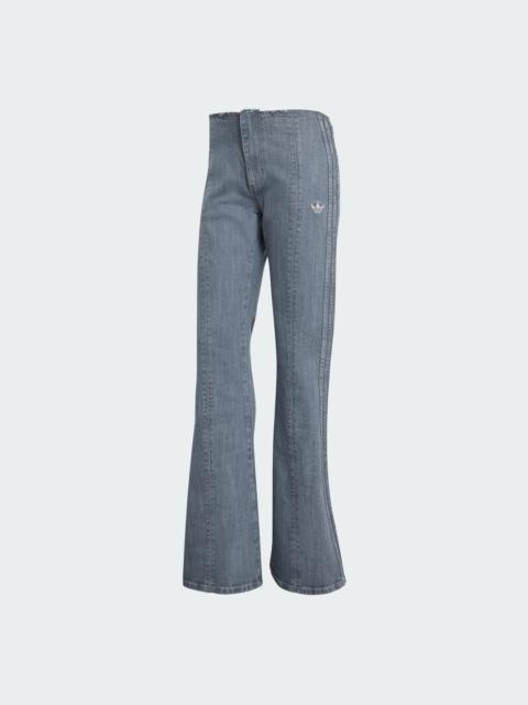 adidas LOW RISE FLARED LEG DENIM PANT