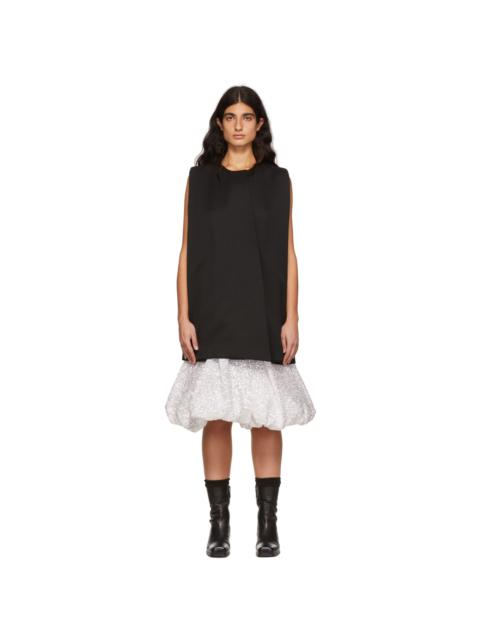 Black Wool Mini Dress