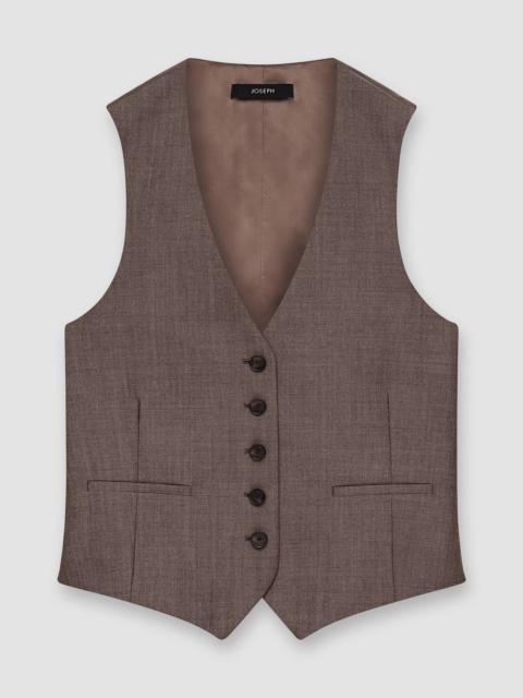 JOSEPH Tailoring Wool Kinglake Waistcoat