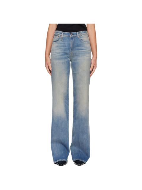 R13 Blue Faded Jeans