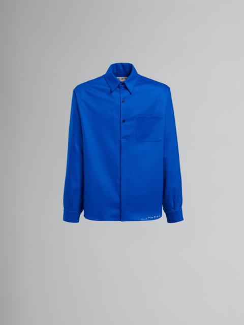 Marni BLUE RELAXED-FIT SHIRT