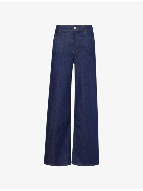FRAME Le Slim Palazzo High Rise Denim Jeans