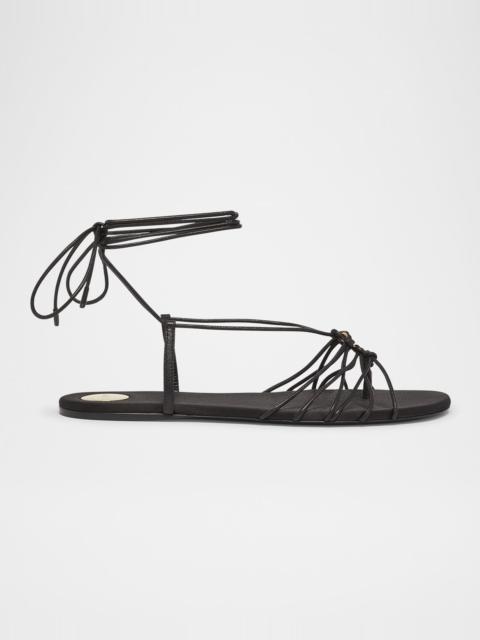 【Saint Laurent】BABYLONE SANDALS 820656AAEOF1000 BABYLONE sandals in smooth leather | Saint Laurent | YSL US