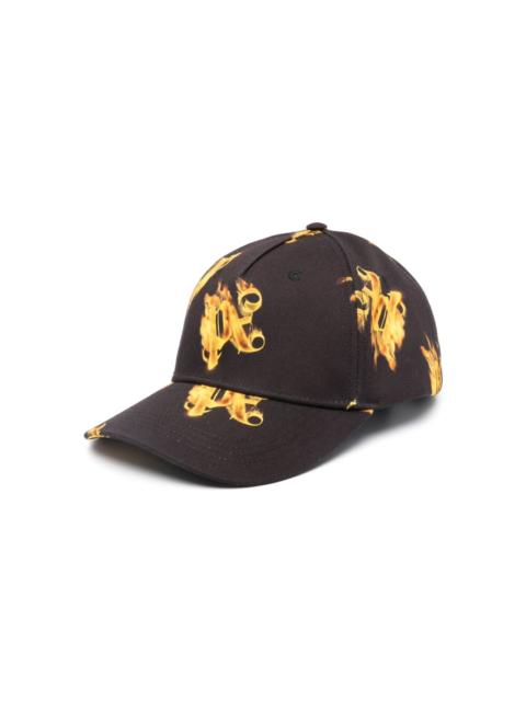 Palm Angels Burning Monogram baseball cap