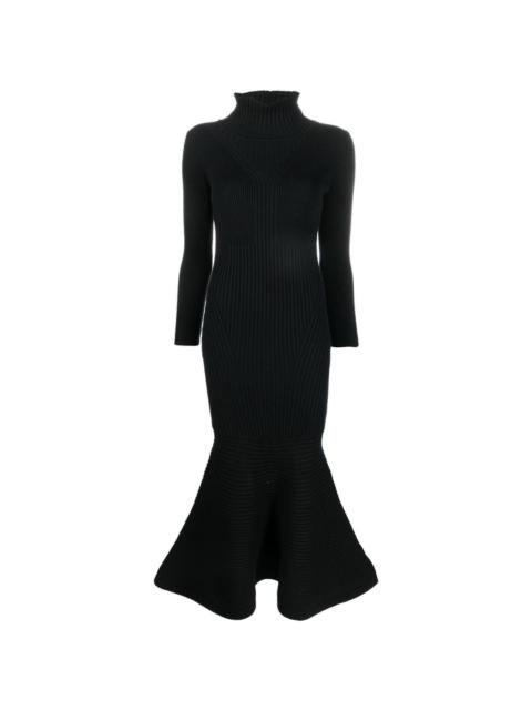 Each x Other roll-neck knitted mermaid dress