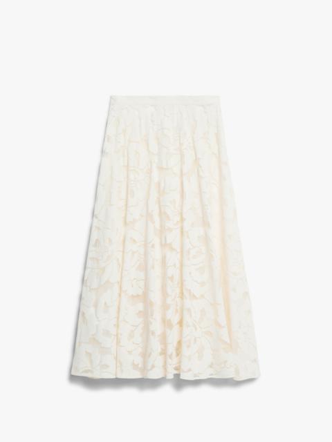 Max Mara ZITTO Floral lace skirt