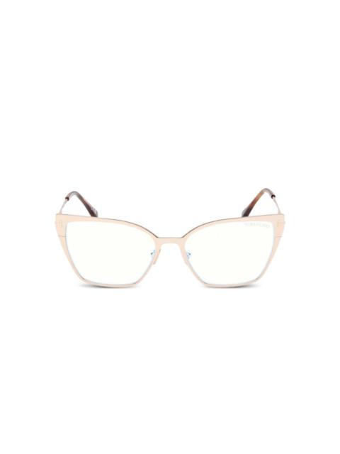 TOM FORD metal cat-eye glasses
