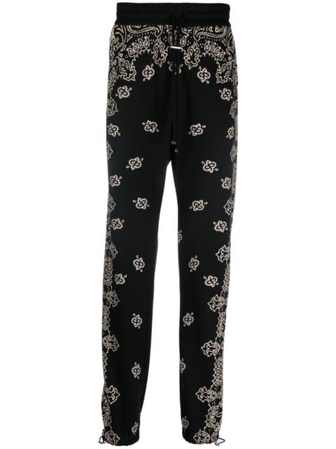 AMIRI bandana-print drawstring track pants