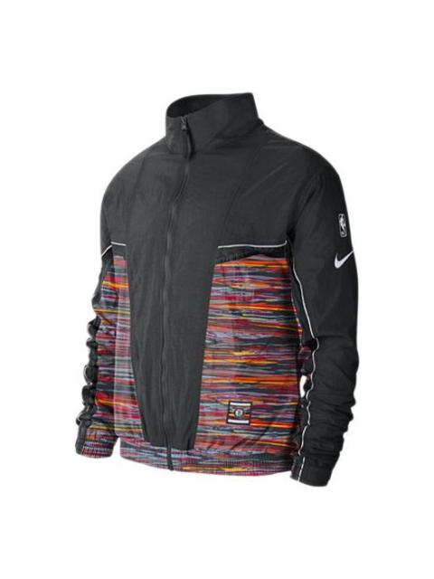 Nike Nike NBA Brooklyn Nets Casual Sports Jacket Black CN5471-010
