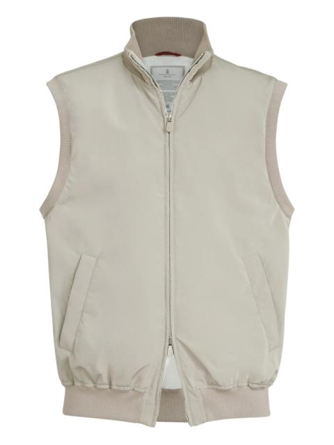 Brunello Cucinelli Brunello Cucinelli Bonded Nylon Padded Gilet