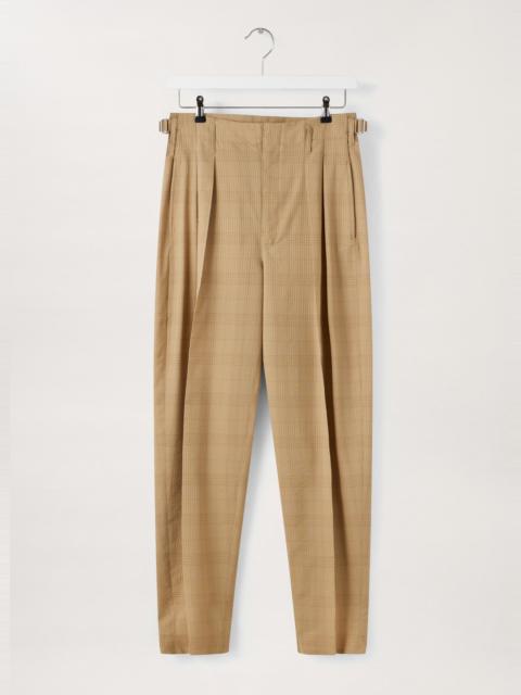 Lemaire PLEATED TAPERED PANTS
CHECKED SEERSUCKER