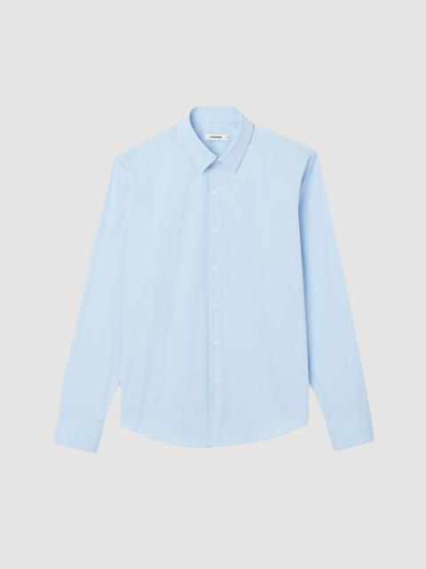 Sandro FITTED STRETCH COTTON SHIRT