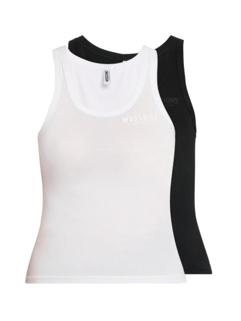 Moschino Women's 2-Pack Cotton-Blend Tank Set - Multi Black